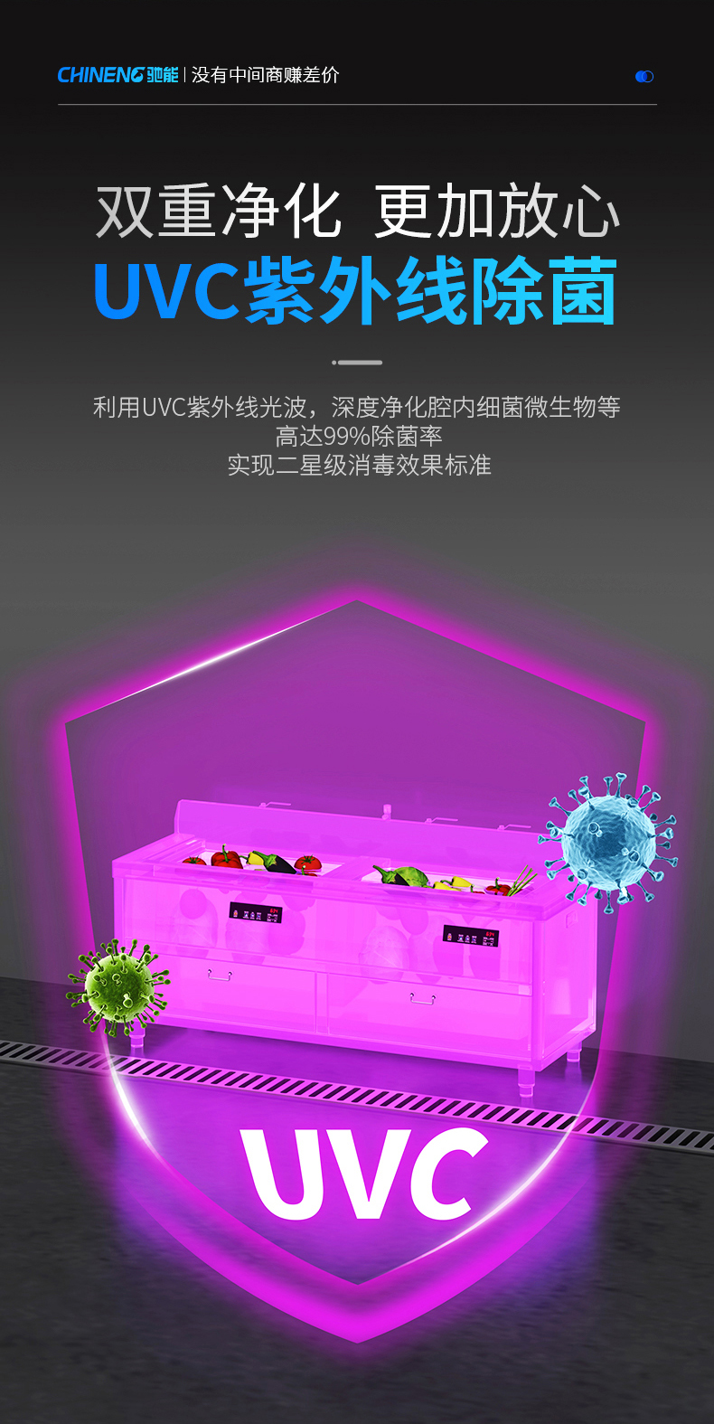 水觸媒洗菜機(jī)清洗效果
